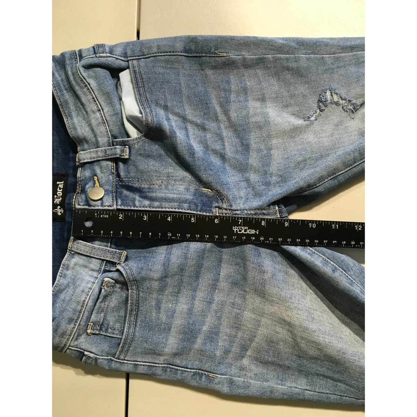 Vocal Jeweled Cuff Jeans Size S - Glam, Baddie, Statement