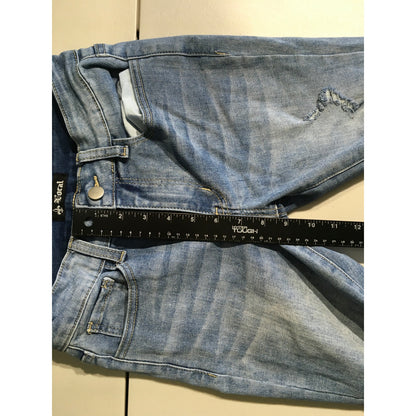 Vocal Jeweled Cuff Jeans Size S - Glam, Baddie, Statement