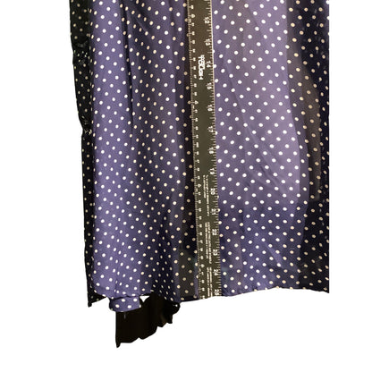 Haute Project Polka Dot Blouse Women’s Size Large — Sheer, Boho, Lightweight