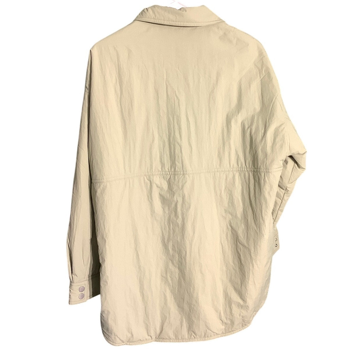 Carly Jean Light Green Button-Up Shirt Jacket M – Minimalist, Preppy, Streetwear