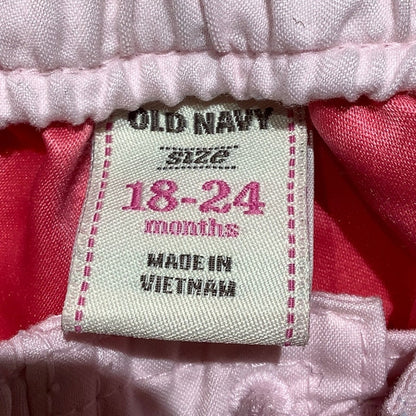 Old Navy Swim Shorts Toddler Size 18-24 Months Pink — Drawstring, Beach, Floral
