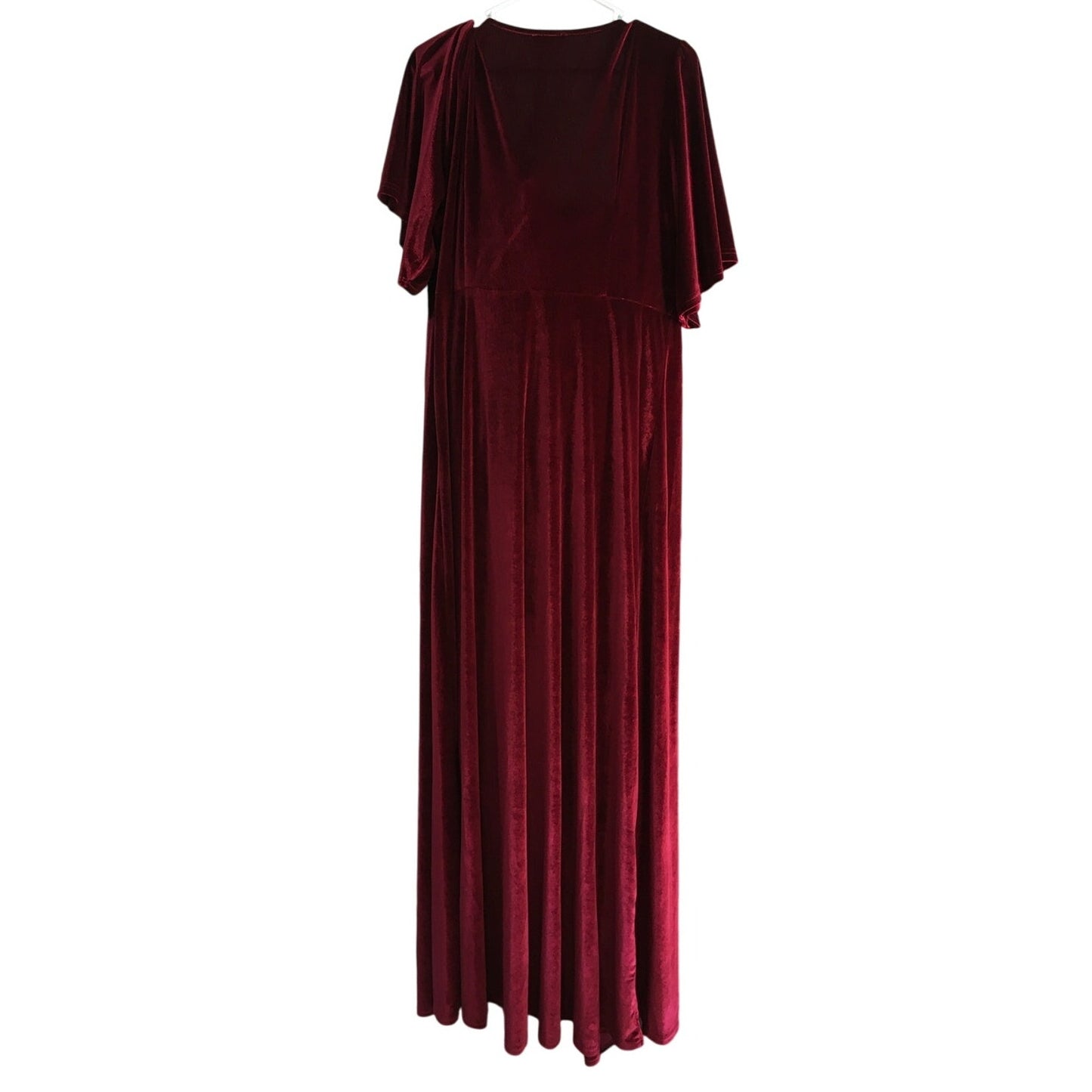 Baltic Born Mulberry Velvet Wrap Dress Size XXXL - Romantic, Gothic, Elegant