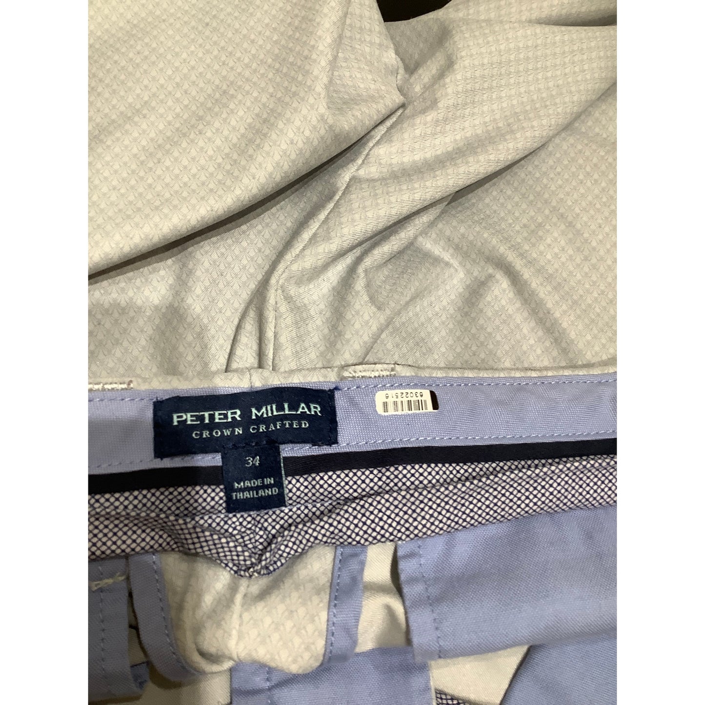 Peter Millar Men's Shorts Size 34 Greyish Blue – Preppy, Classic, Versatile