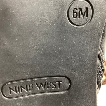 Nine West Black Penni Sherpa-Lined Ankle Boots Women’s 6M — Combat, Winter, Moto