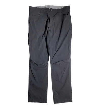 Eddie Bauer Black Tech Hiking Pants Men’s 38W 32L — Outdoor, Travel, Performance