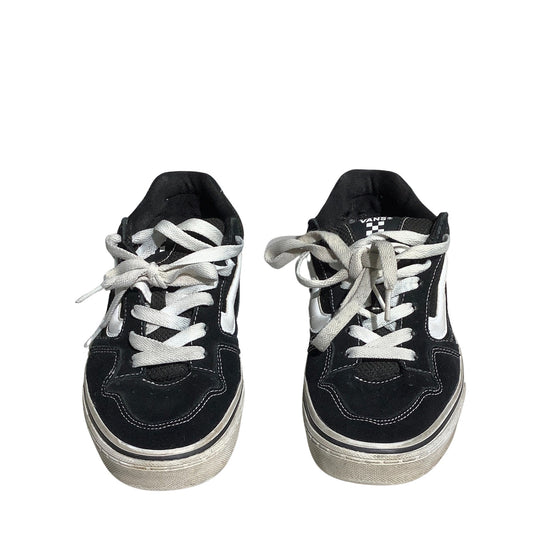 Vans Caldrone Black Suede Skate Shoes Men’s Size 8 – Classic, Casual, Low-Top