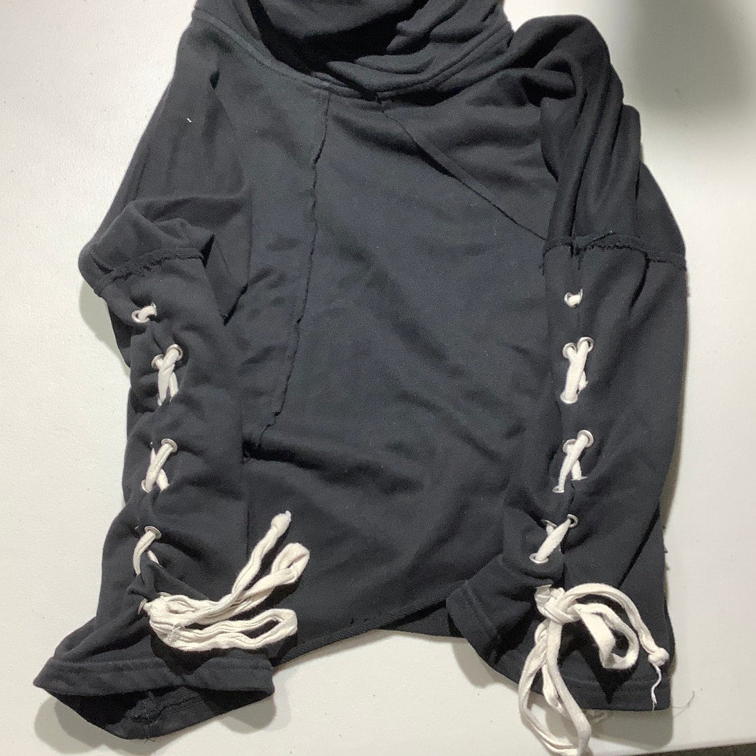 POL Black Cowl Neck Pullover Top Women’s Size S — Boho, Casual, Statement