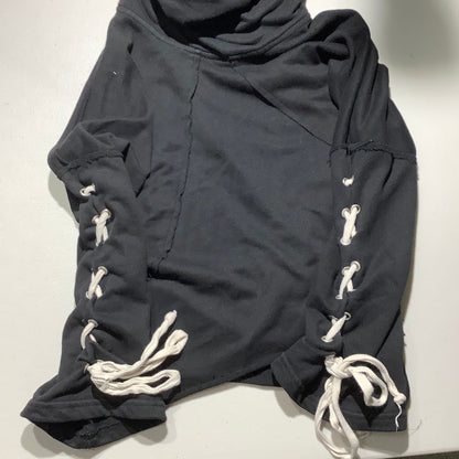 POL Black Cowl Neck Pullover Top Women’s Size S — Boho, Casual, Statement