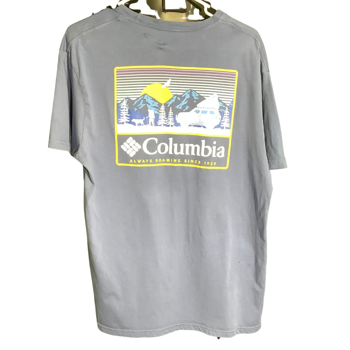 Columbia Men’s Large Crew Neck T-Shirt — Outdoor, Casual, Classic