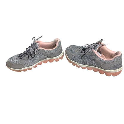 Avia Moonwalker Sneakers Gray/Pink Women’s 7 — Athletic, Walking, Lightweight