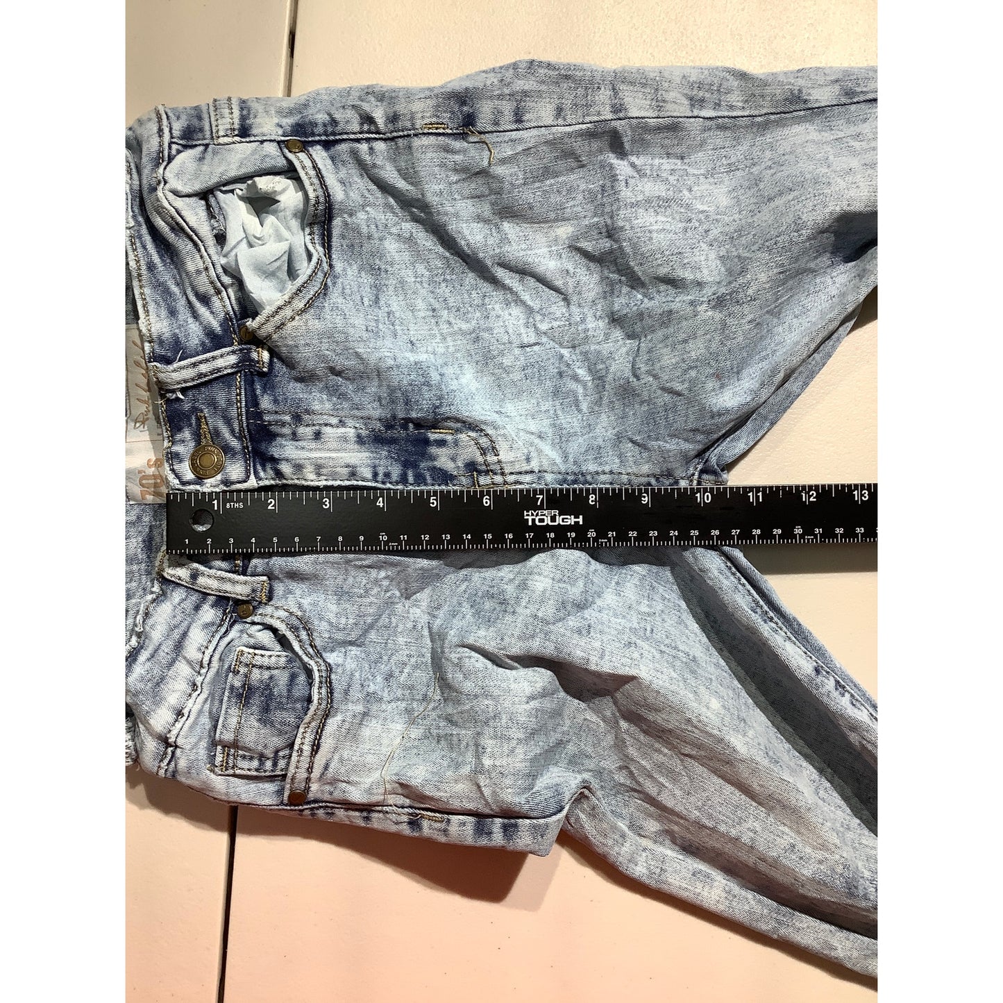 Pink Label 70’s Flare Jeans Women’s Size 5 – Acid Wash, Distressed, Retro