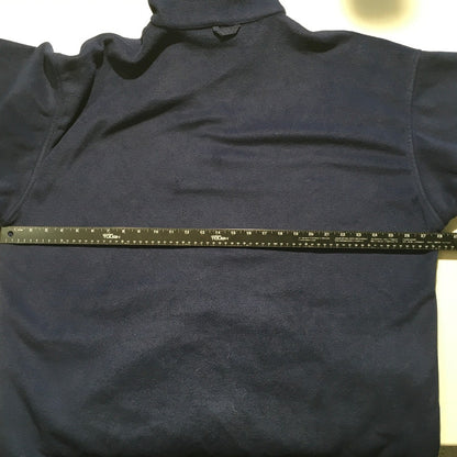 Columbia Mens Size 3L Navy Blue Full Zip Fleece - Casual, Active, Warm