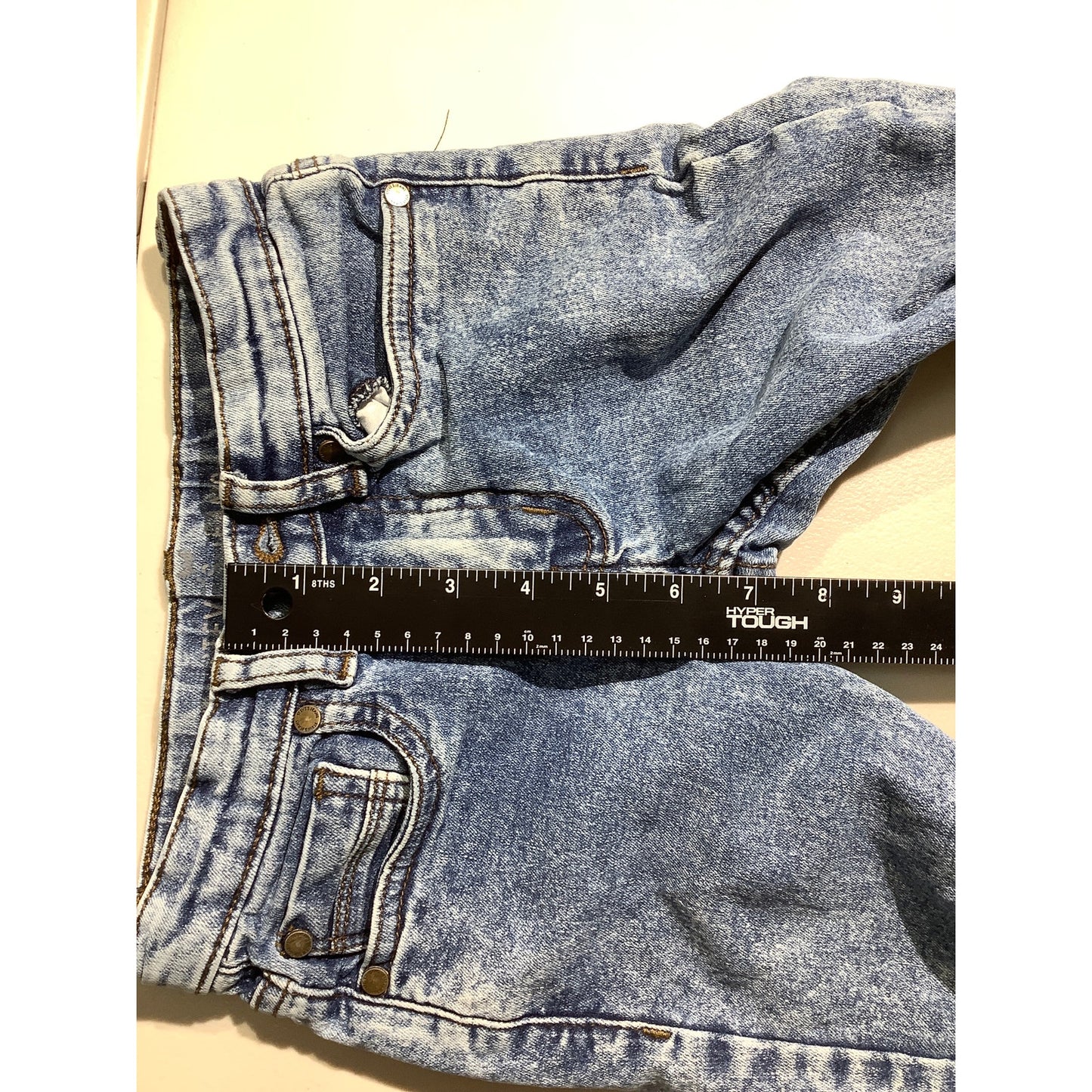 Steve’s Jeans Acid Wash Denim Kids Size 6 – Retro, Casual, Distressed