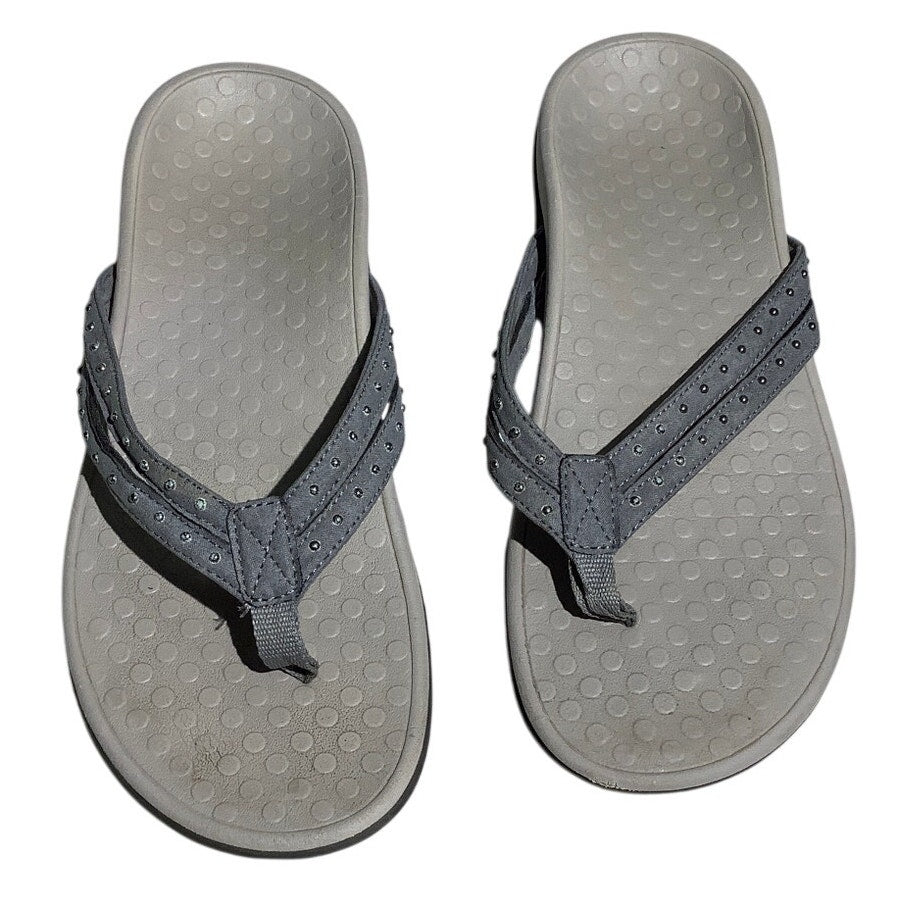 Vionic Tasha Studded Flip Flops Women’s Size 9 — Comfort, Casual, Supportive