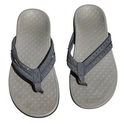 Vionic Tasha Studded Flip Flops Women’s Size 9 — Comfort, Casual, Supportive