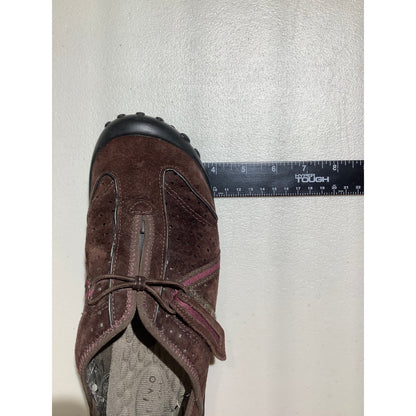 Clarks Privo Tequini Shoes Women Size 11.5/12 Burgundy —Comfort, Walking, Casual
