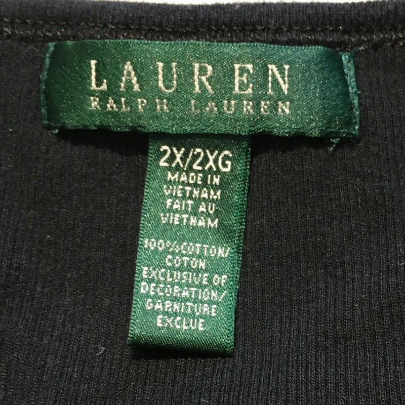 Lauren Ralph Lauren Black Tank Top Size 2X – Minimalist, Classic, Comfortable