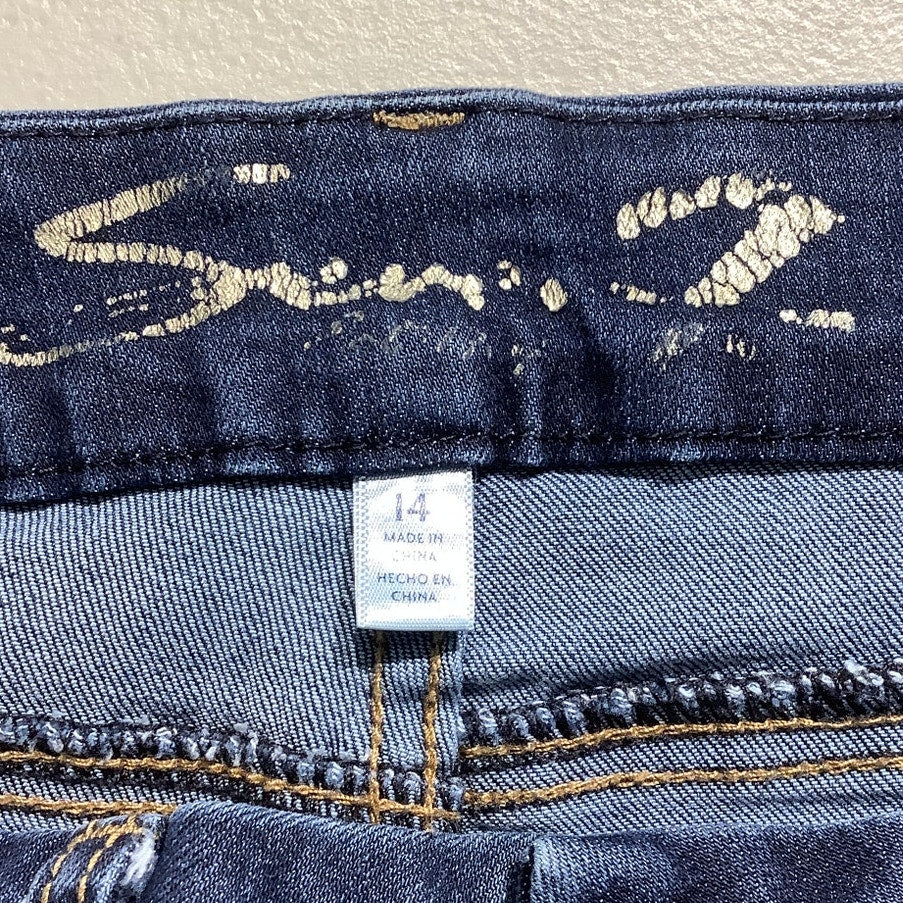 Seven7 Tummyless Skinny Jeans Women’s Size 14 – High-Rise, Stretch, Slimming