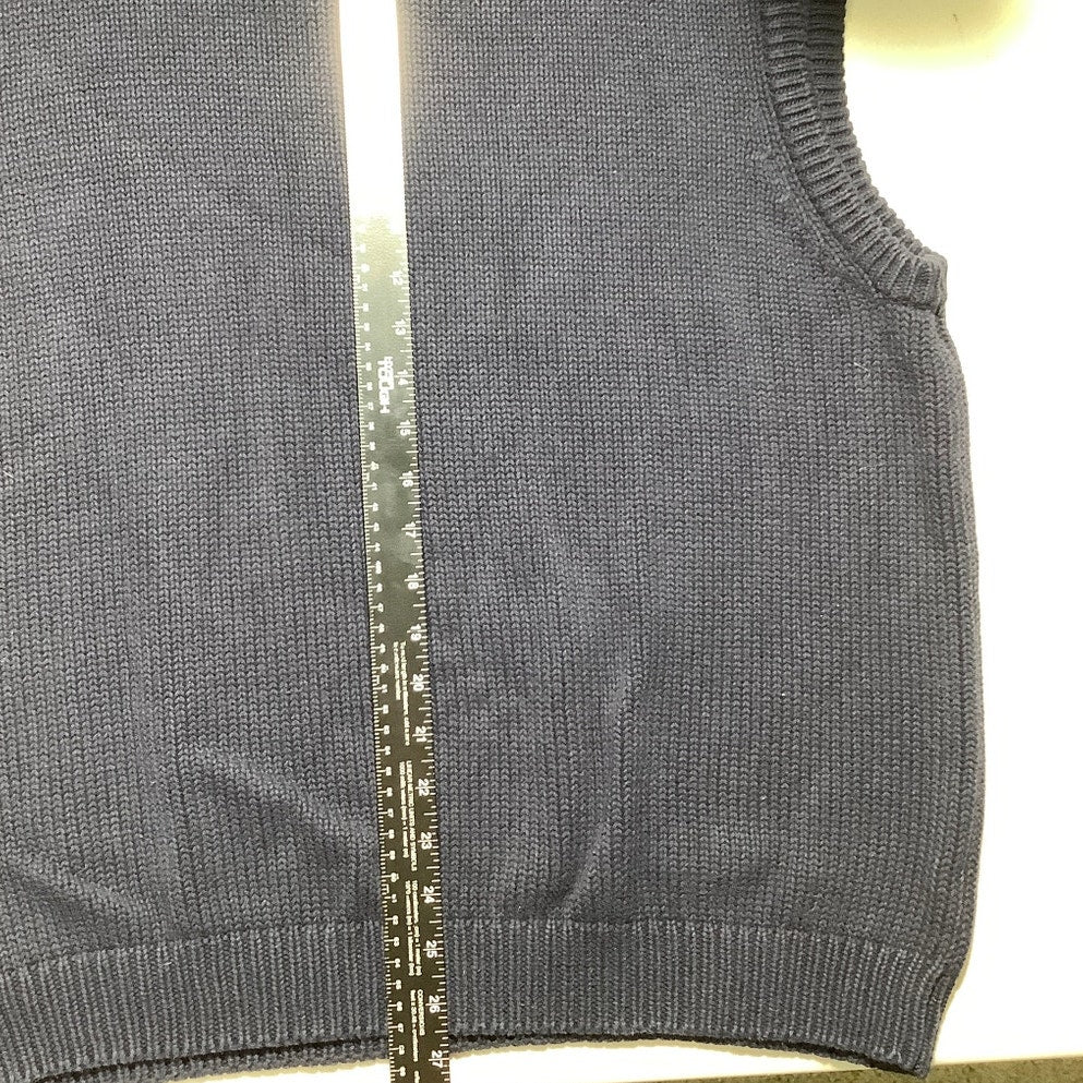 Eddie Bauer Sweater Vest, Navy Blue, Men’s Size XXL — Classic, Layering, Casual