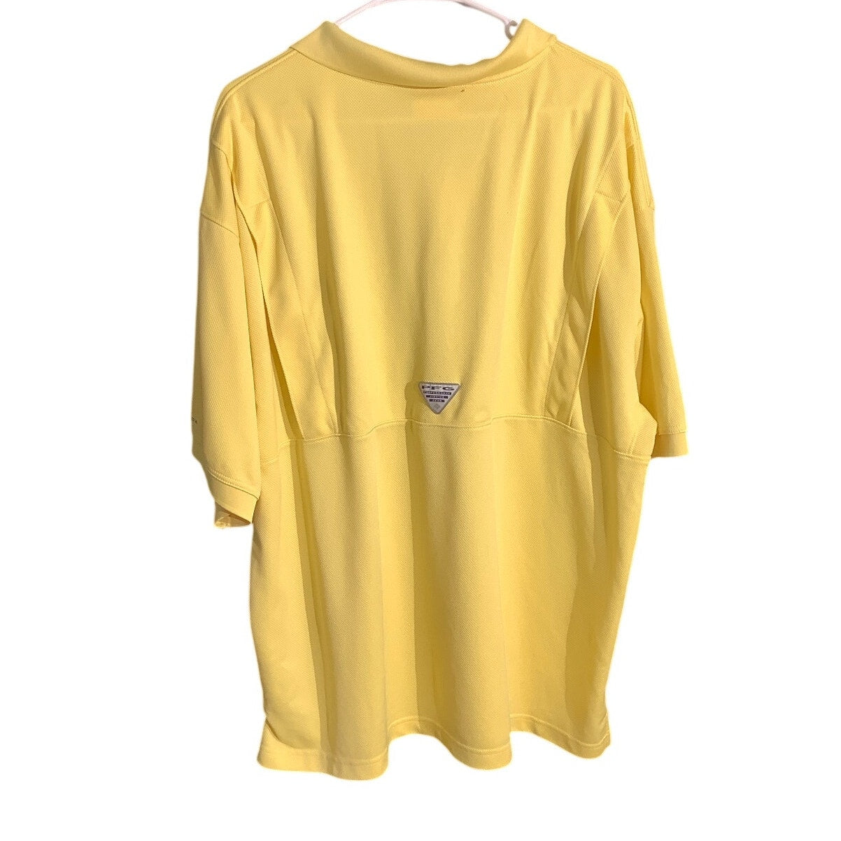 Columbia PFG Yellow Polo Shirt Men XXL — Performance, Fishing, Outdoor