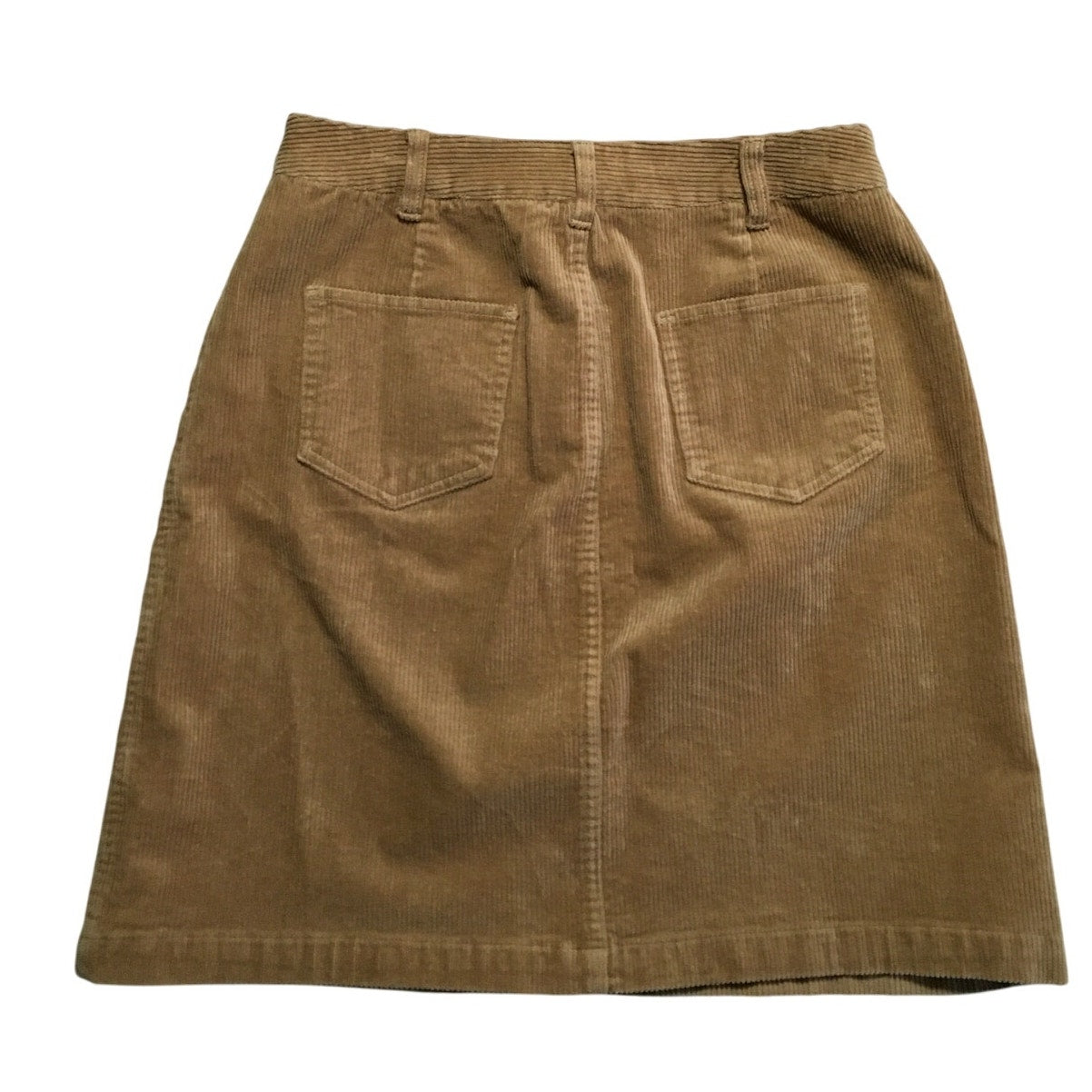 Brooks Brothers Light Brown Corduroy Skirt Size 6 - Preppy, Classic, Vintage