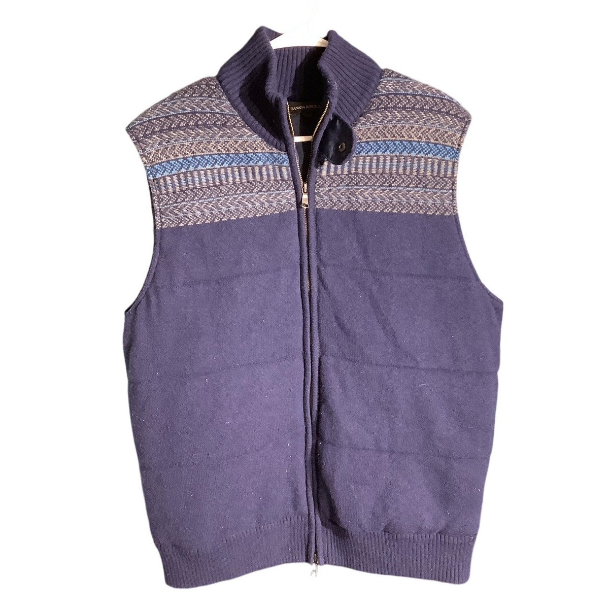 Banana Republic Merino Sweater Vest Men’s Size XL — Classic, Preppy, Layering