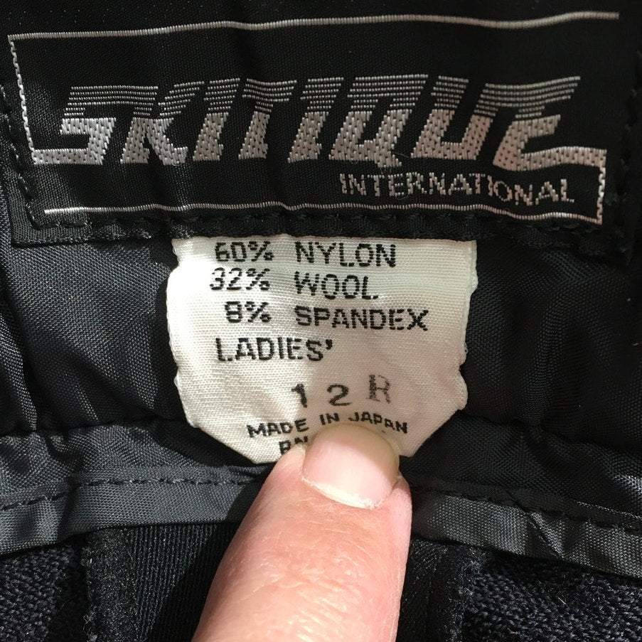 Skitique Vintage Stirrup Ski Pants Size 12R - Retro, Sporty, Functional