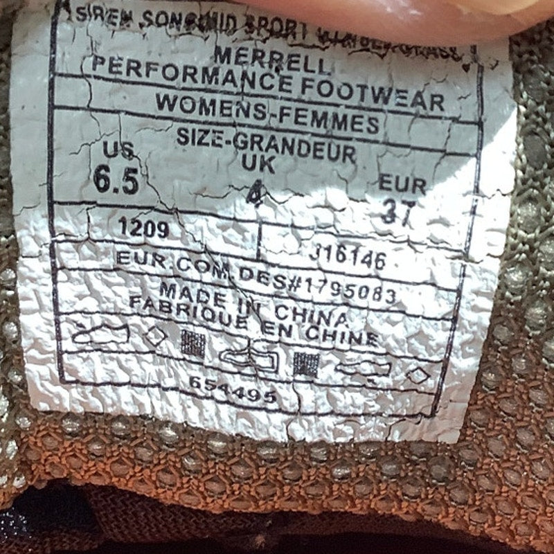 Merrell Hiking Shoes Women’s Size 6.5 – Trail, Outdoor, Ortholite