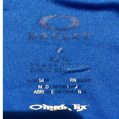 Oakley Hydrolix Golf Polo Blue Men’s XL Performance — Golf, Athletic, Sporty