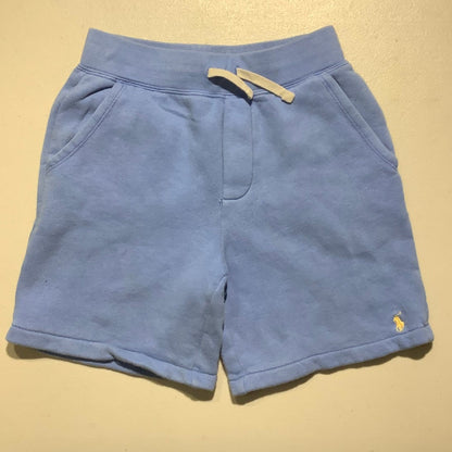 Polo Ralph Lauren Boys 8/S Light Blue French Terry Drawstring Shorts