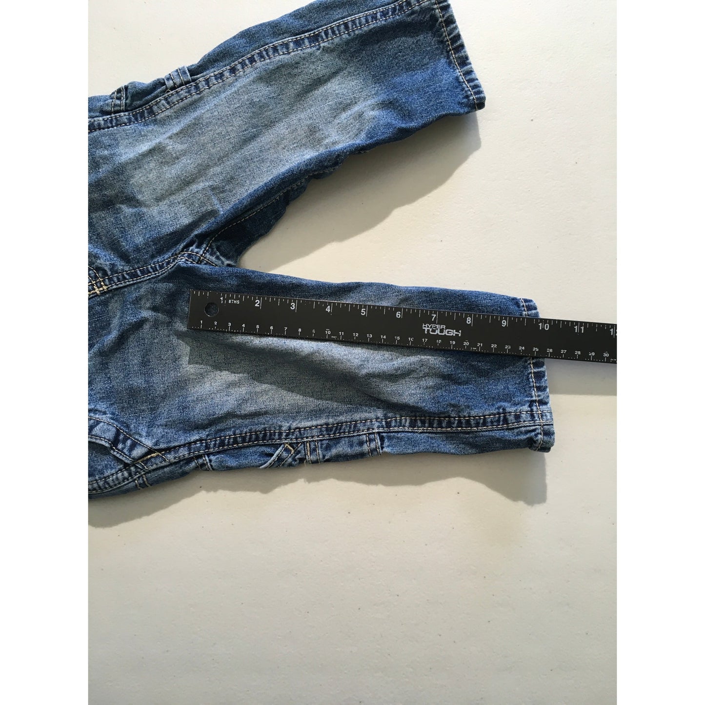 OshKosh Infant Denim Overalls Size 12M - Vintage, Classic, Durable