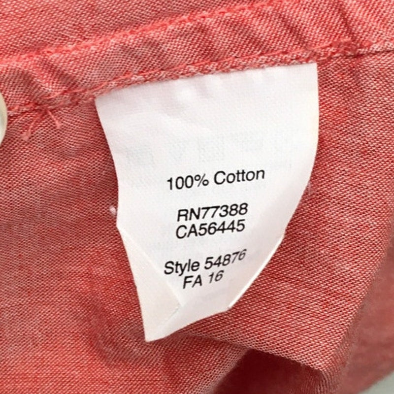 J.Crew Light Red Button-Down Shirt Size XL - Preppy, Casual, Everyday