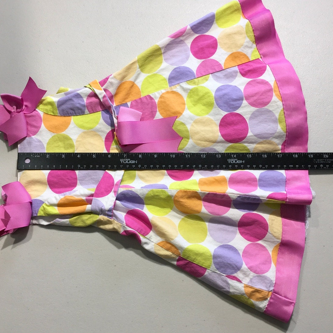 Bonnie Jean Multi-Color Circle Dress Size 3T - Playful, Girly, Whimsical