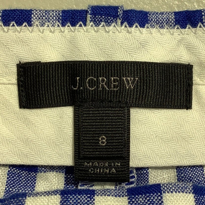 J.Crew Gingham Linen Lightweight Shorts Women’s Size 8 — Preppy, Coastal, Summer