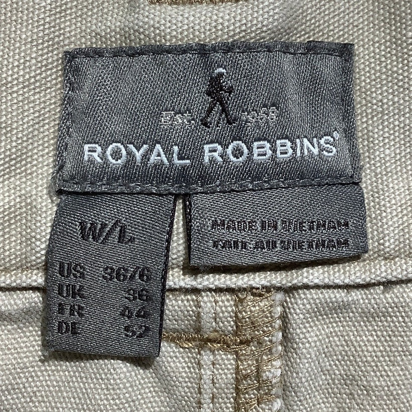 Royal Robbins Men’s Light Khaki Shorts Size 36 – Casual, Travel, Outdoors