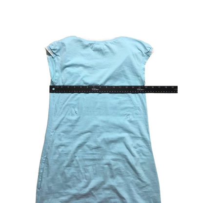 Lacoste Powder Blue Summer Dress Size 34 - Preppy, Casual, Sporty