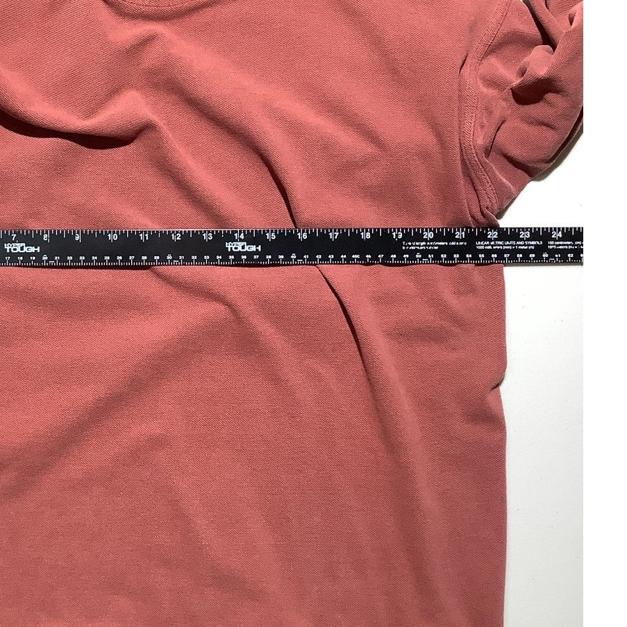 Bugle Boy Burgundy Long Sleeve Polo Shirt Mens Size L — Vintage, 90s, Casual