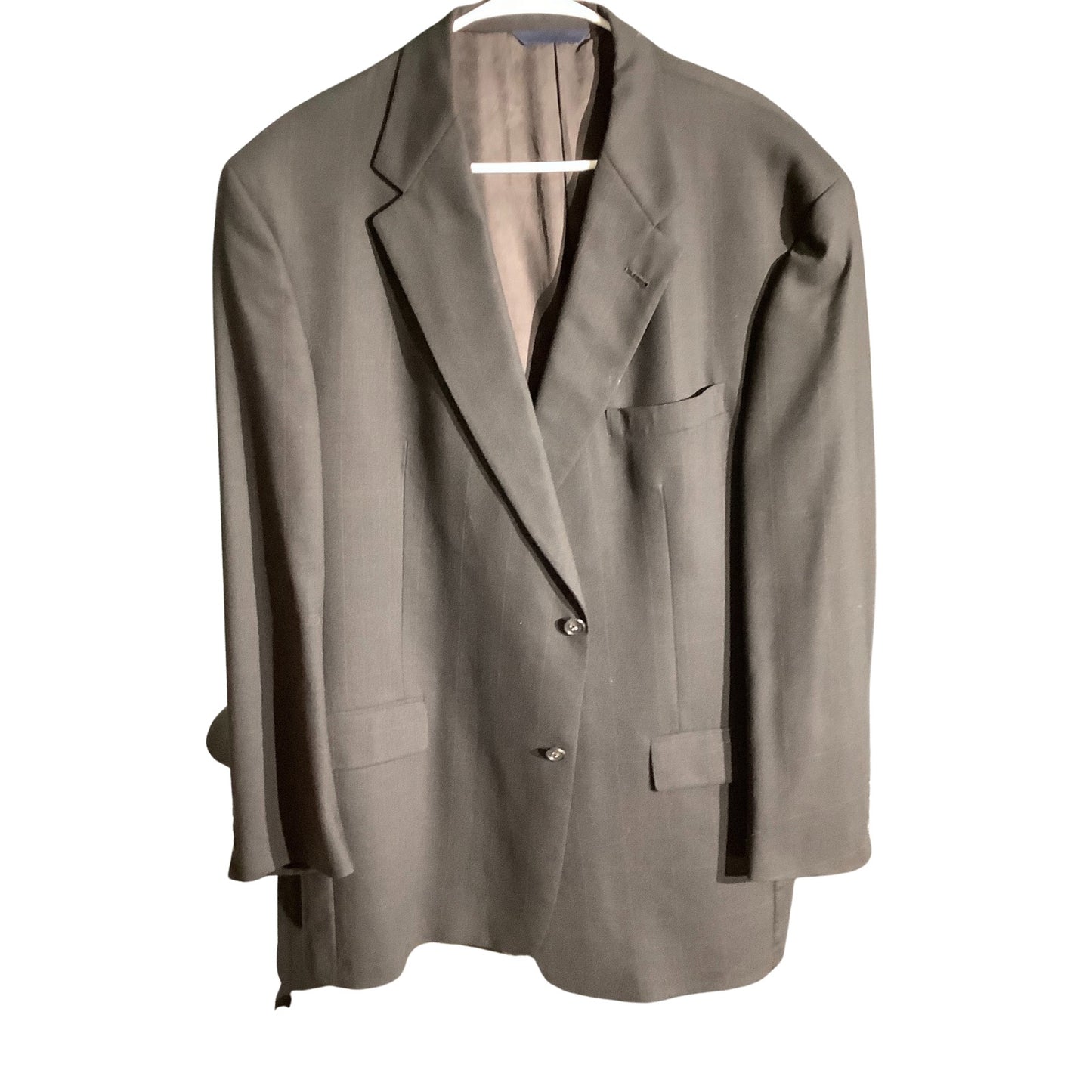 Burberry Striped Wool Suit Men’s Size 48L— Classic , Timeless, Luxury Formalwear