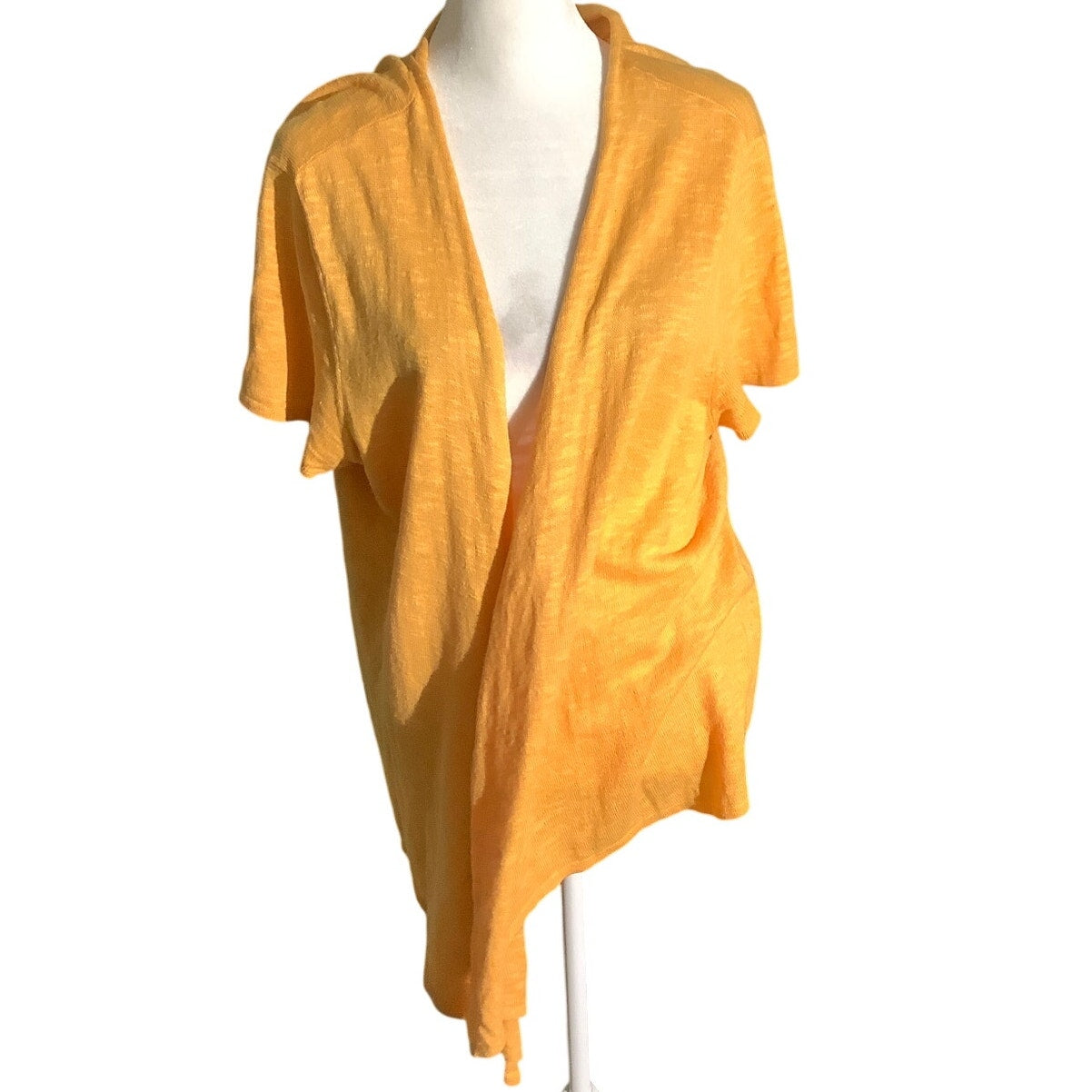 Eileen Fisher Open Front Cardigan Women’s XL – Minimalist, Lightweight, Linen