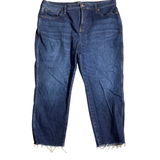 J Crew Classic Vintage Capris Women’s Size 35P – Timeless, Relaxed, Distressed