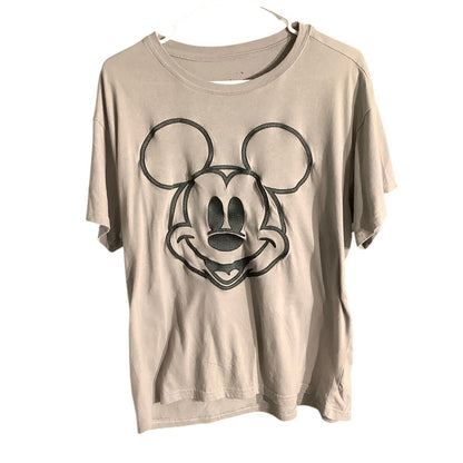 Disney Mickey Mouse T-Shirt Youth Size XL – Light Gray, Graphic, Crew Neck