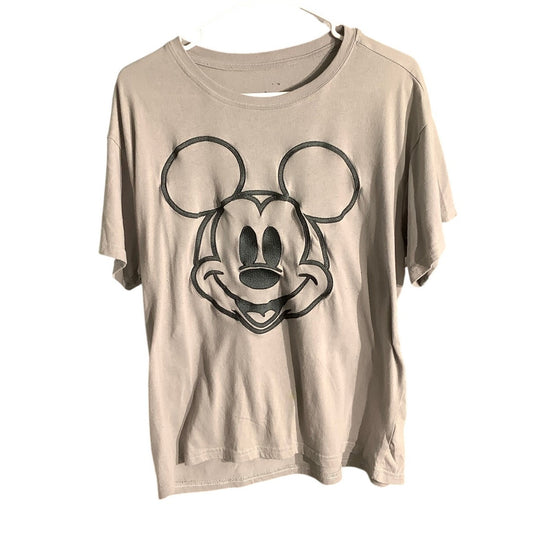 Disney Mickey Mouse T-Shirt Youth Size XL – Light Gray, Graphic, Crew Neck