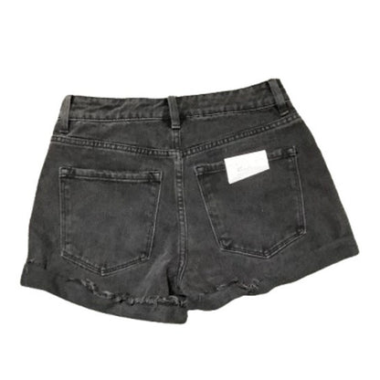 KanCan Black Distressed Cut-Off Denim Shorts Size 1/24 | Grunge, Y2K, Streetwear