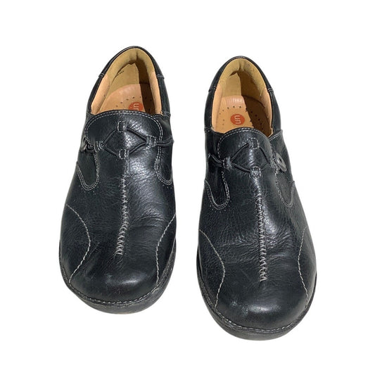 Clarks Un-Structured Slip-On Shoes Men’s Size 11M – Leather, Comfort, Casual