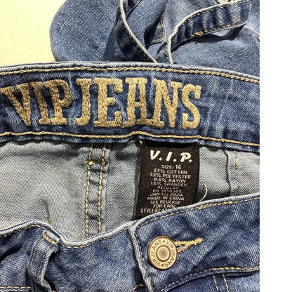 VIP Jeans Kid's Denim Blue Size 14 — Cargo, Utility, Streetwear