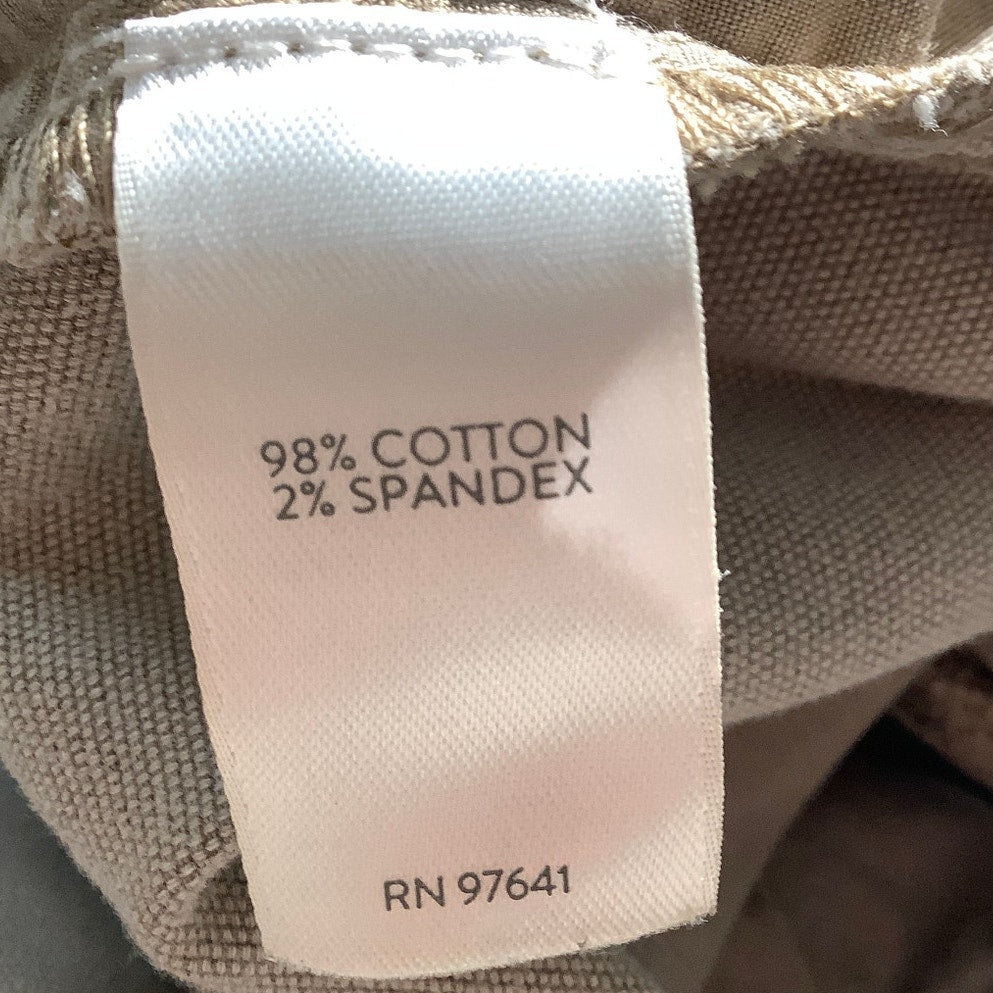 J. Jill Light Khaki Wide Leg Capri Pants Women 15 — Casual, Relaxed, Comfort