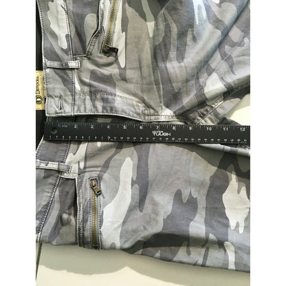 Democracy Gray Camo "Ab Technology" Pants Size 12 - Streetwear, Edgy, Casual