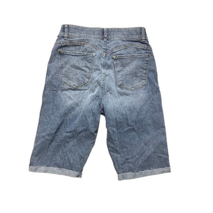 NY&C Curvy Sculpting Shorts Women’s Size 12 – Distressed, Denim, Casual