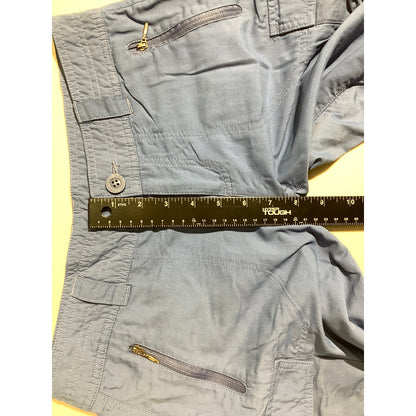 Columbia Blue Hiking Cargo Shorts Women’s Size 4 10L — Outdoor, Utility, Casual