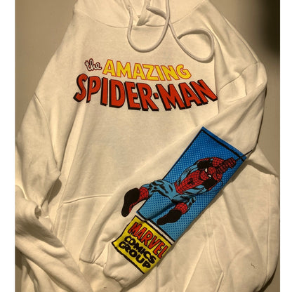 Marvel The Amazing Spider-Man Hoodie Men’s Size L — Comic, Superhero, Casual